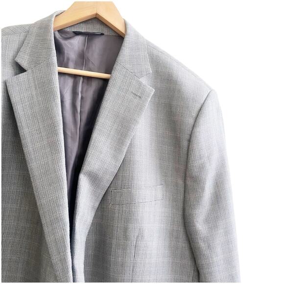 Ralph Lauren Men’s Sportcoat Blazer Silk Wool Blend 52 Regular Gray Multicolor - Picture 3 of 16